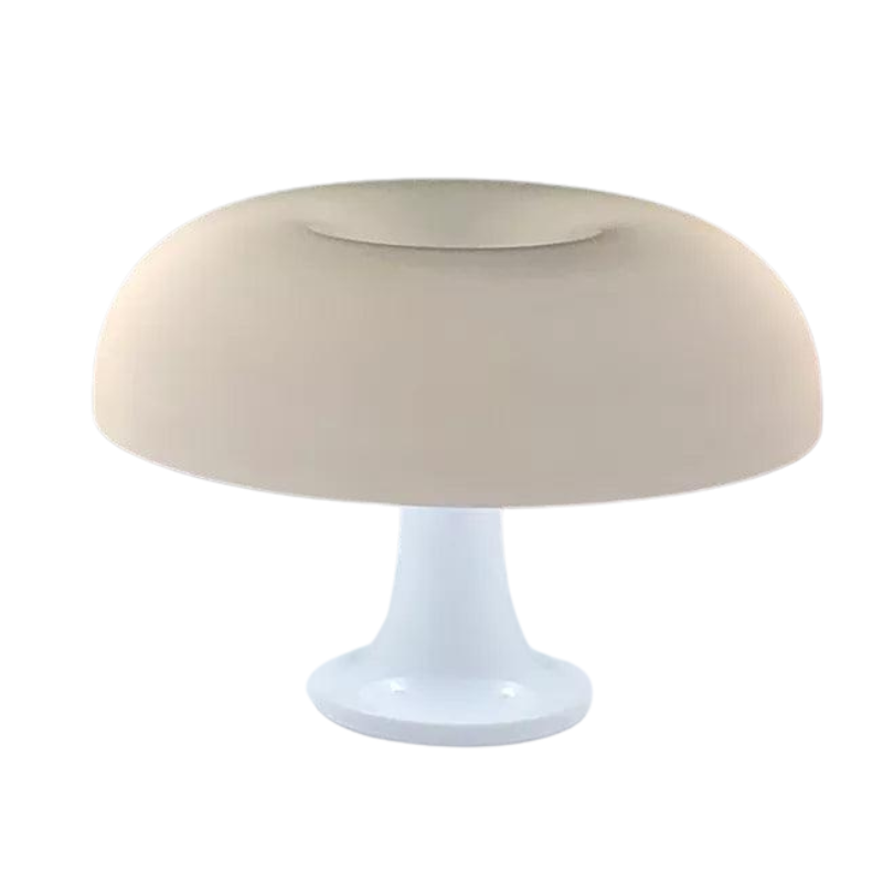 white mushroom lamp