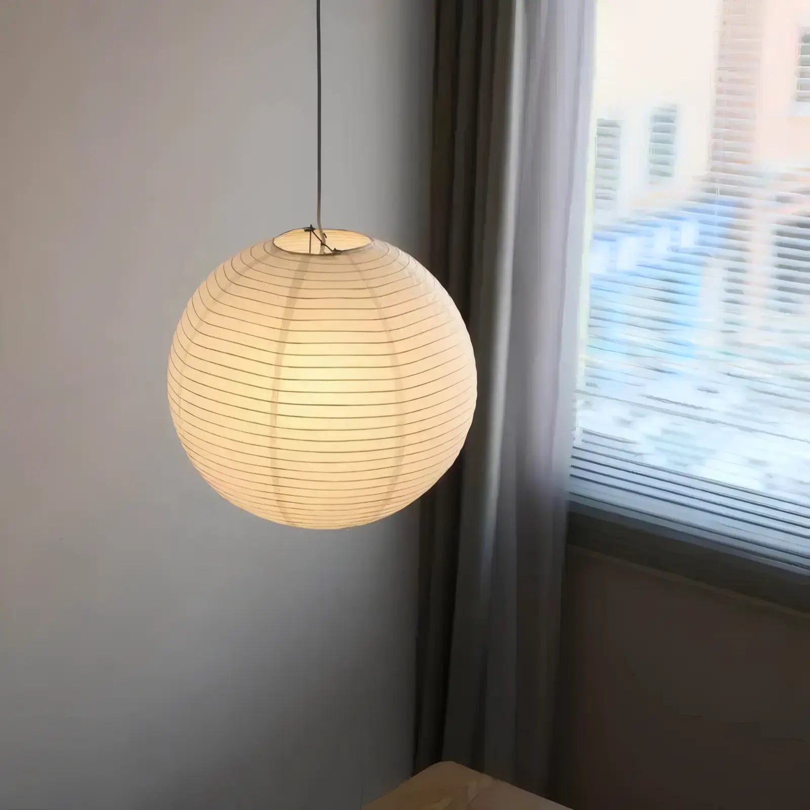 Japanese Rice Paper Pendant Light